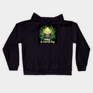 Happy Saint Patricks Day Kids Hoodie